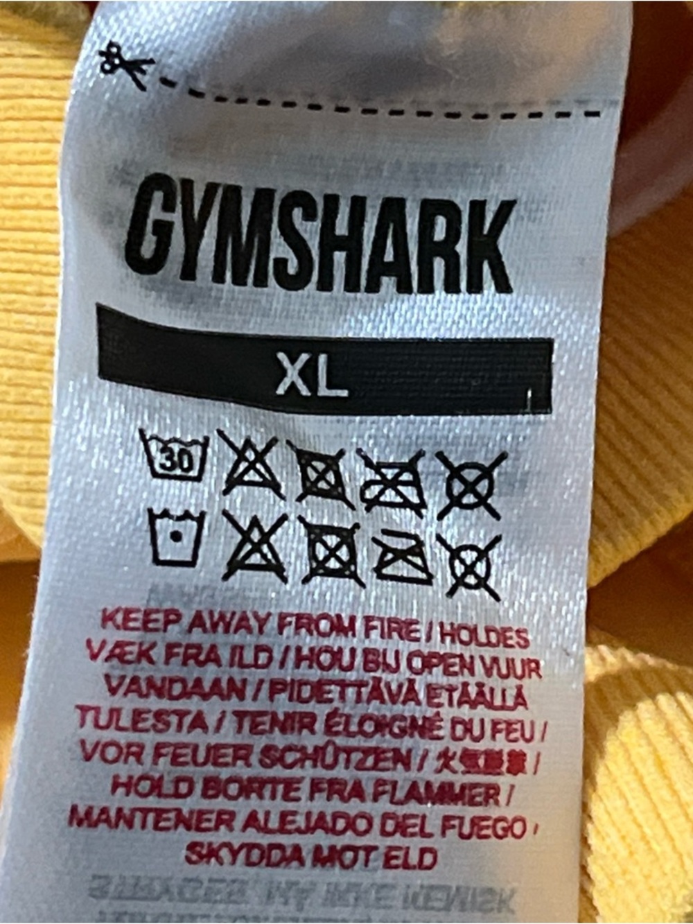 Gymshark Women’s Vital Seamless 2.0 Shorts - Yellow - Size XL Workout Gym - Picture 8 of 9